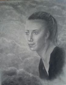 ..Centitre Neuve... 65x66 -Peinture a l‘huile,technique mixte sur drap peint...